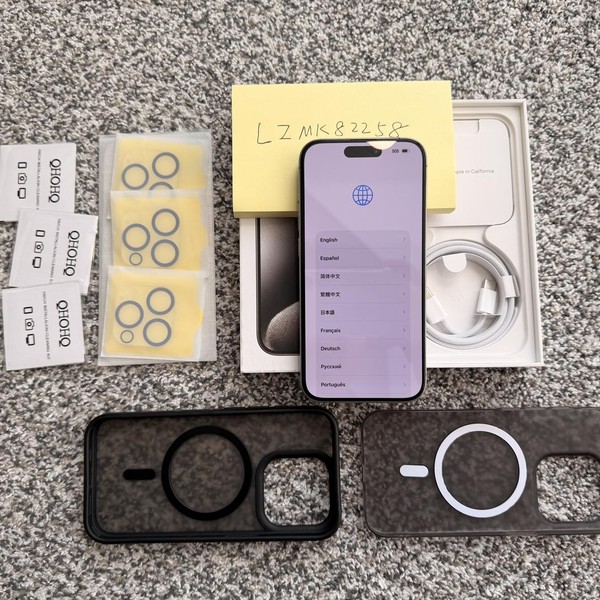 Apple iPhone 15 Pro - Unlocked, 256 GB, Natural, A2848