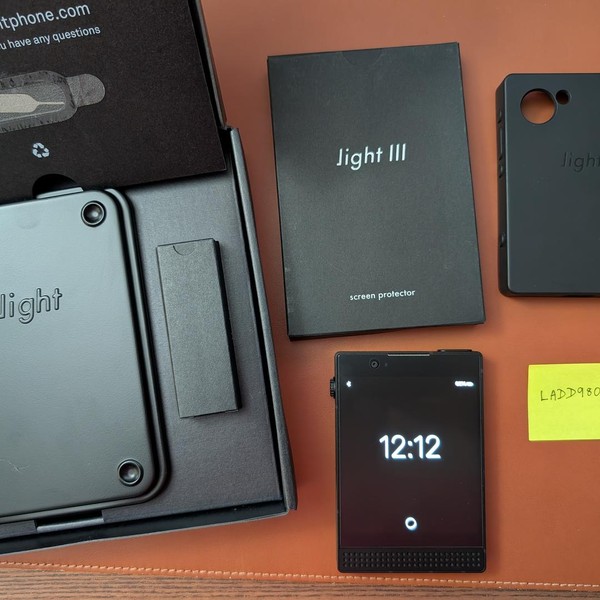 Light Phone 3 - Unlocked, 128 GB, Black, 6 GB