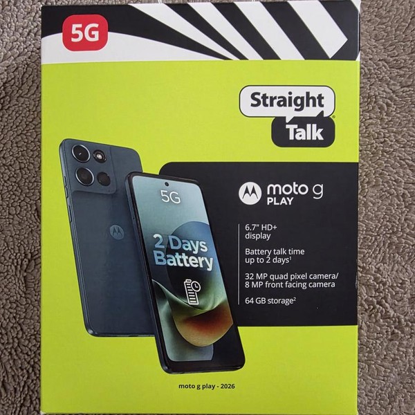Moto G Play (2026) - Straight Talk, 64 GB, PANTONE Tapestry