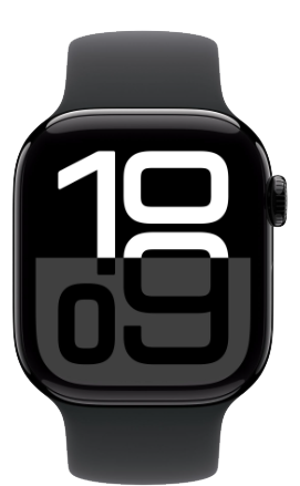 Apple Watch Series 10 42mm - Black, A2997 - GPS, Aluminum