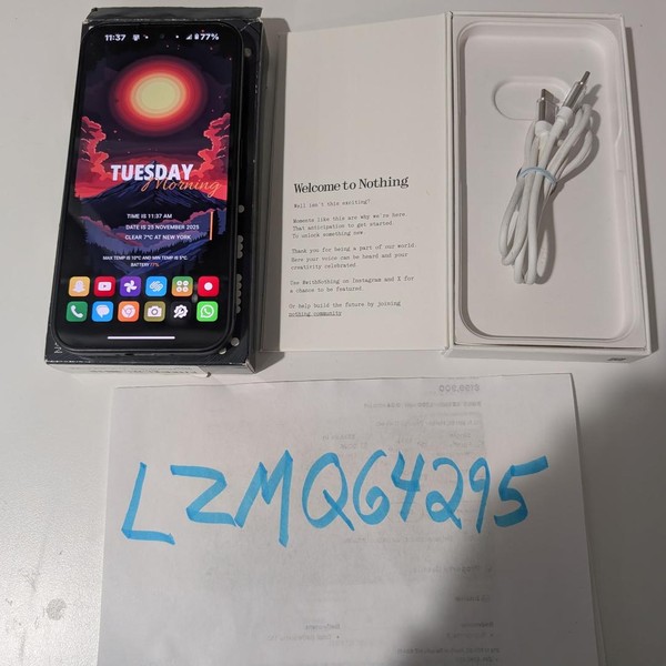 Nothing Phone (2a) - Unlocked, 128 GB, Gray, 8 GB