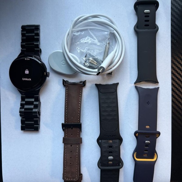 Google Pixel Watch 4 - Unlocked, Black, 45mm, LTE