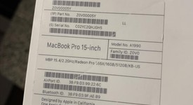 Good
													MacBook Pro 2018 (With Touch Bar) - 15" - I7, Gray, 512 GB, 16 GB, photo 4 of 7