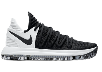 Nike KD 10 Black White for sale