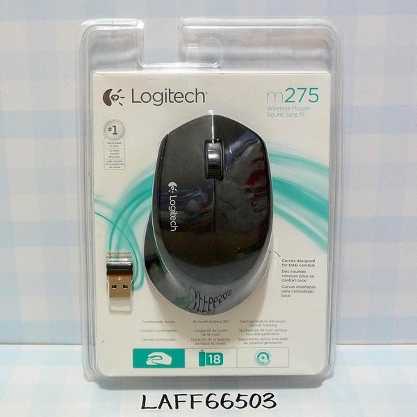 Logitech M275 Wireless Mouse - Black