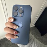 Good Apple iPhone 15 Pro - Unlocked, Blue, 256 GB, A2848