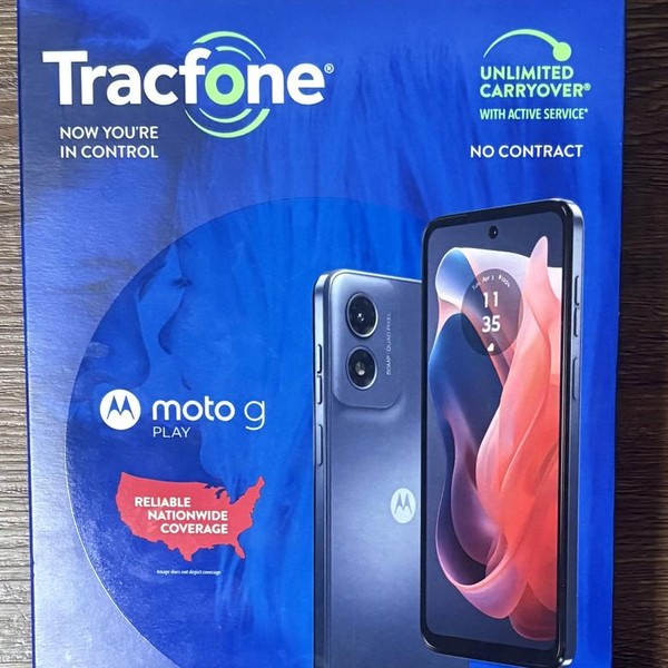 Moto G Play (2024) - TracFone, 64 GB, Blue, 4 GB