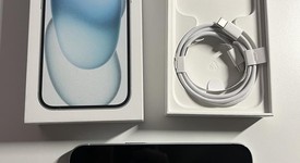 Good
													Apple iPhone 15 - Unlocked, Blue, 128 GB, A2846, photo 1 of 7