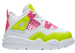 Jordan 4 Retro White Lemon Pink (TD) for sale
