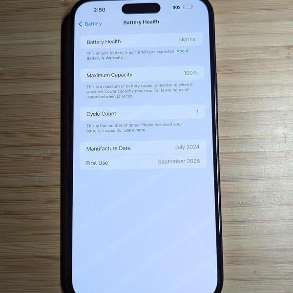 Apple iPhone 15 Plus - Unlocked, 128 GB, Black, A2847