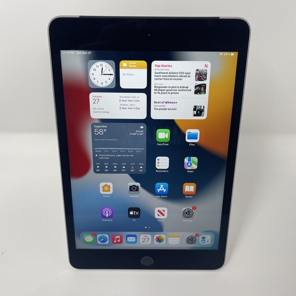 Apple iPad Mini 4 - Unlocked, 16 GB, Gray