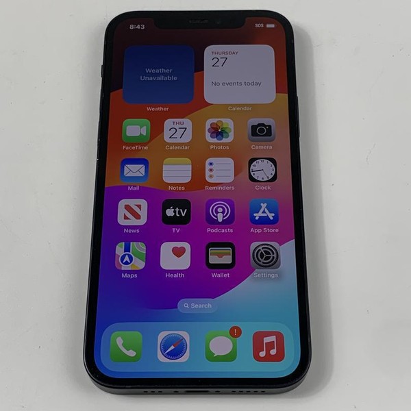 Apple iPhone 12 - T-Mobile, 64 GB, Black, A2172