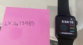 Good
													Apple Watch Series 3 38mm - Gray, A1858, Aluminum - GPS, photo 1 of 4