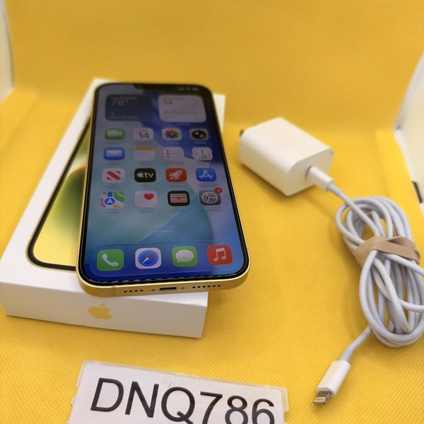 Apple iPhone 14 Plus - Unlocked, 128 GB, Yellow, A2632