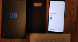 Good
													Samsung Galaxy S8 - Unlocked, Black, 64 GB, 4 GB, SM-G950U1, photo 1 of 7