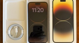 Mint
													Apple iPhone 14 Pro Max - Unlocked, Gold, 256 GB, A2651, photo 1 of 8