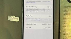 Good
													Apple iPhone 16 - Unlocked, Teal, 128 GB, A3081, photo 1 of 7