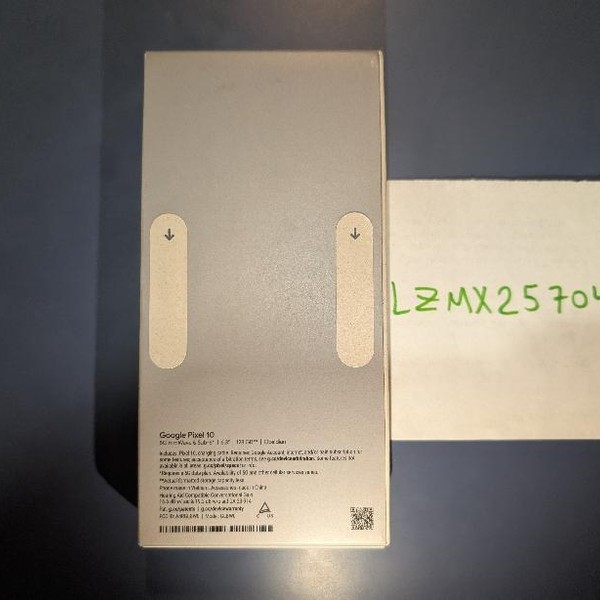 Google Pixel 10 - Unlocked, 128 GB, Obsidian, GLBW0