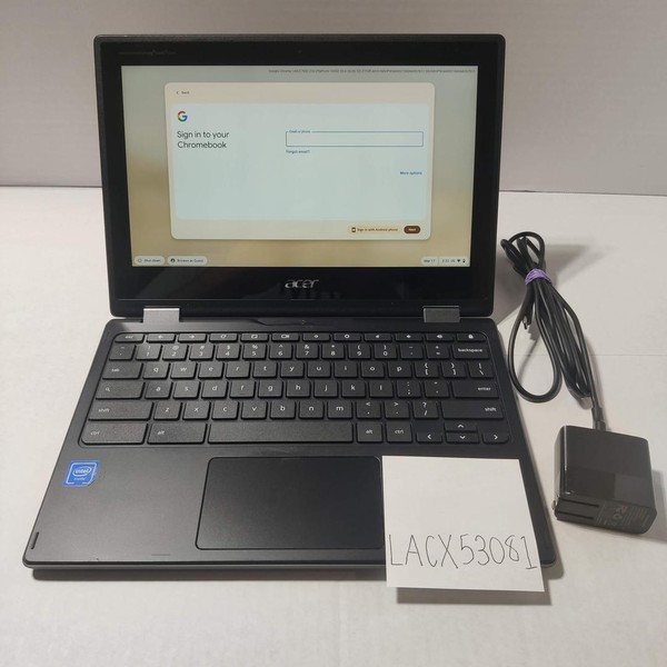 Acer Chromebook Spin 11 - 32 GB, Black, 4 GB, Intel Celeron