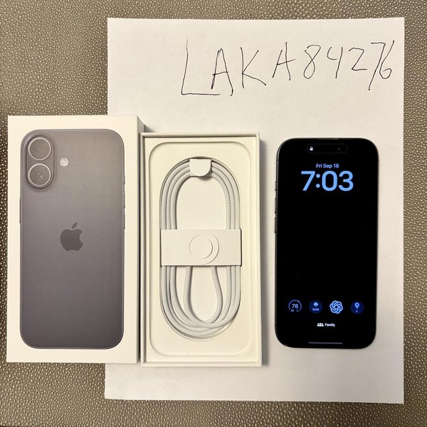 Apple iPhone 17 - Verizon, 256 GB, Black, A3258
