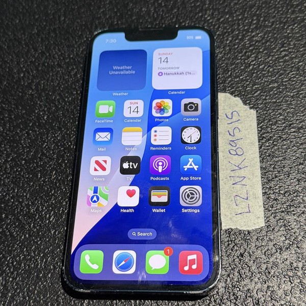 Apple iPhone 13 Mini - Unlocked, 256 GB, Midnight, A2481