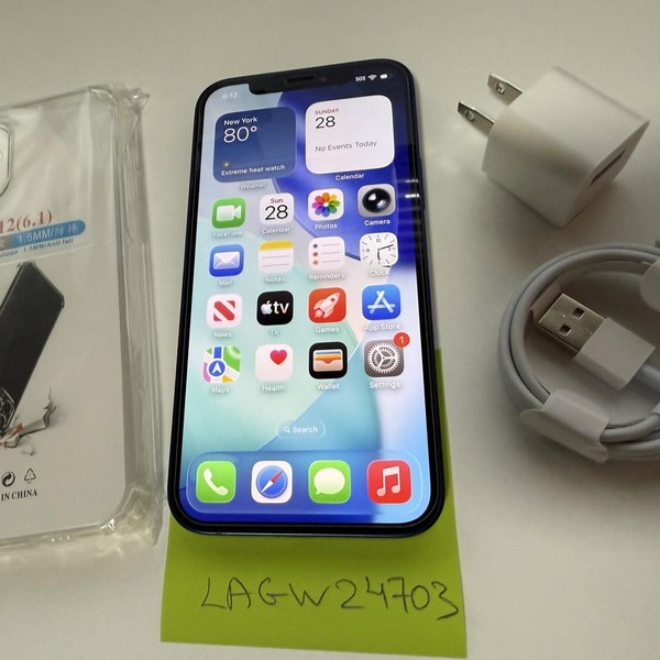 Apple iPhone 12 - Unlocked, 64 GB, Blue, A2172