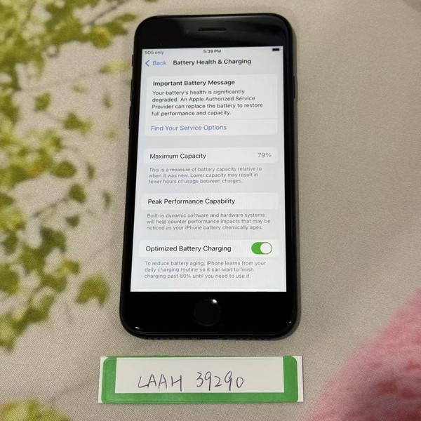 Apple iPhone SE 2nd Gen 2020 - Unlocked, 64 GB, Black, A2275