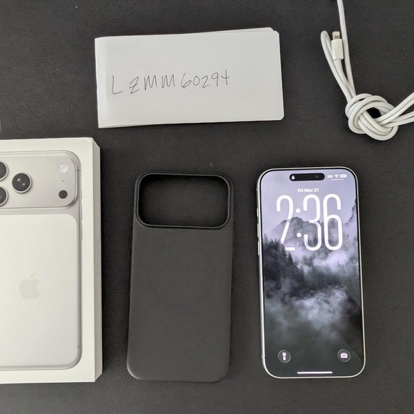 Apple iPhone 17 Pro Max - Unlocked, 256 GB, Silver, A3257