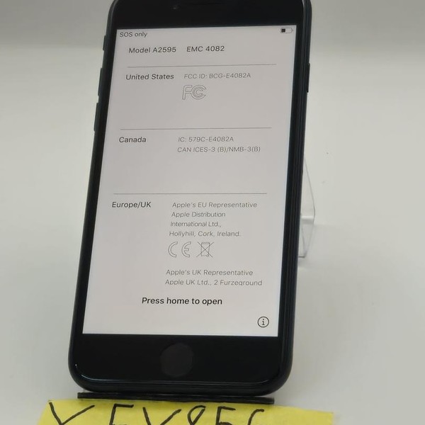 Apple iPhone SE 3rd Gen 2022 - Unlocked, 64 GB, Midnight, A2595