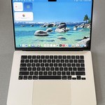 Good MacBook Air 2024 (M3) - 15 inch - 256 GB, Starlight, 8 GB, Apple M3, 10-core GPU
