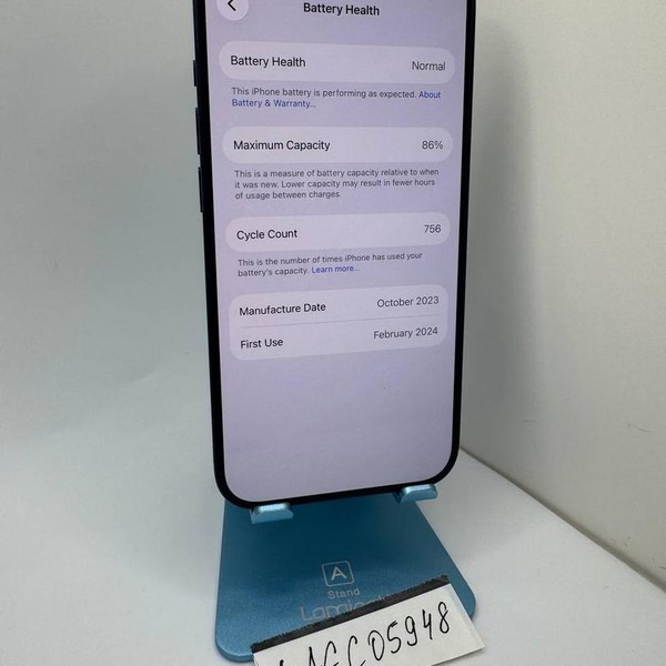 Apple iPhone 15 Pro - Unlocked, 256 GB, Blue, A2848