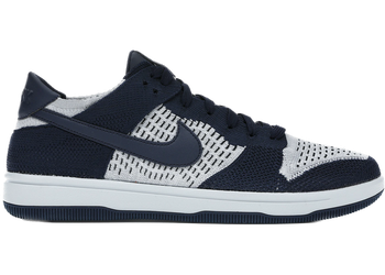Nike Dunk Low Flyknit College Navy Pure Platinum for sale
