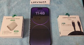 Good
													Apple iPhone 14 Pro Max - Unlocked, Purple, 128 GB, A2651, photo 1 of 9
