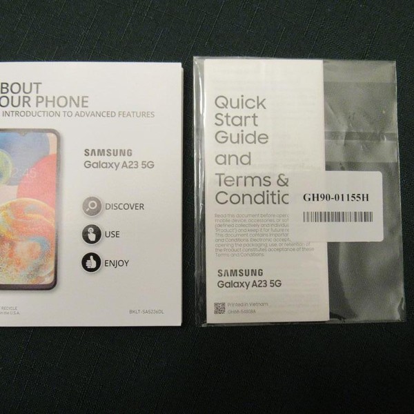 Samsung Galaxy A23 5G - TracFone, 64 GB, Black, 4 GB