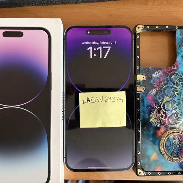 Apple iPhone 14 Pro Max - Unlocked, 128 GB, Purple, A2651