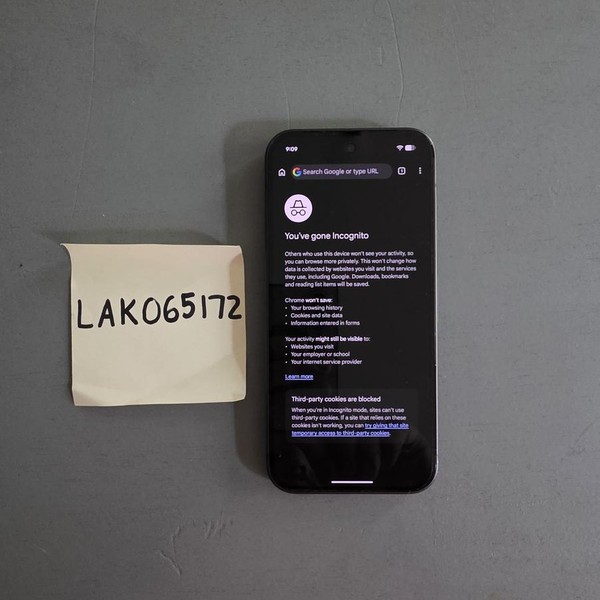 Google Pixel 9 - Unlocked, 128 GB, Obsidian, 12 GB, G2YBB