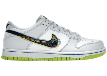 Nike Dunk Low 3D Swoosh Grey (GS) for sale
