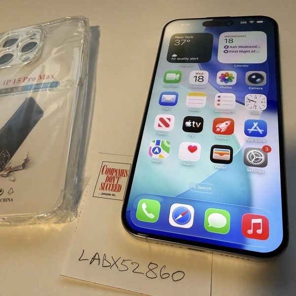 Apple iPhone 15 Pro Max - Unlocked, 256 GB, Natural, A2849