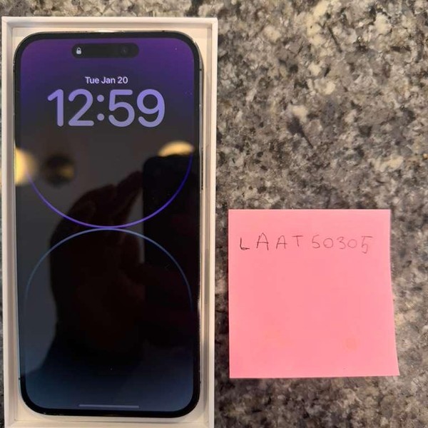 Apple iPhone 14 Pro Max - Unlocked, Purple, 128 GB, A2651