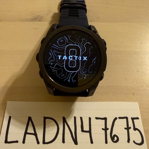 Garmin Tactix 8 - Black, AMOLED