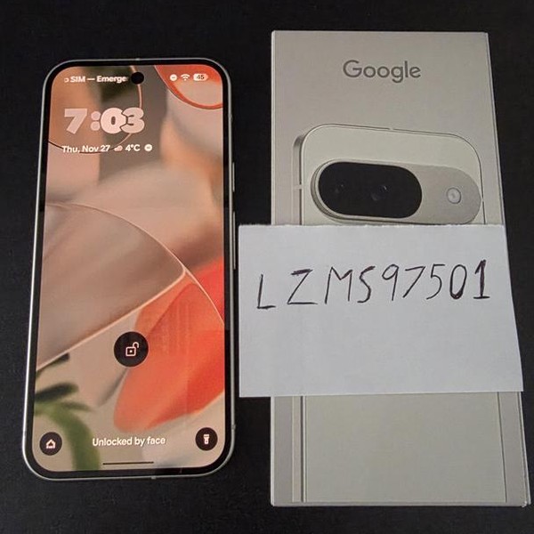 Google Pixel 9 - Unlocked, 128 GB, Porcelain, 12 GB, G2YBB