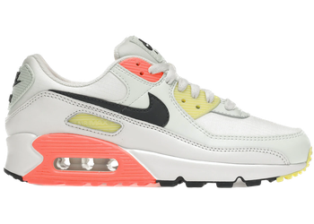 Nike Air Max 90 White Barely Green Bright Mango (Women's) for sale