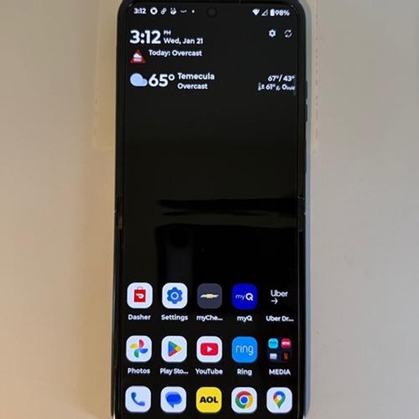 Motorola Razr Plus (2024) - AT&T, Navy Blue, 256 GB, 12 GB