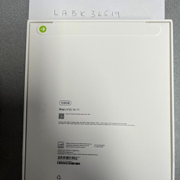 Apple iPad 11th Gen - Wi-Fi, 128 GB, Pink, A3354