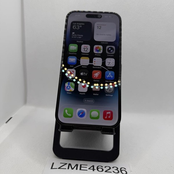 Apple iPhone 14 Pro - Unlocked, 128 GB, Black, A2650