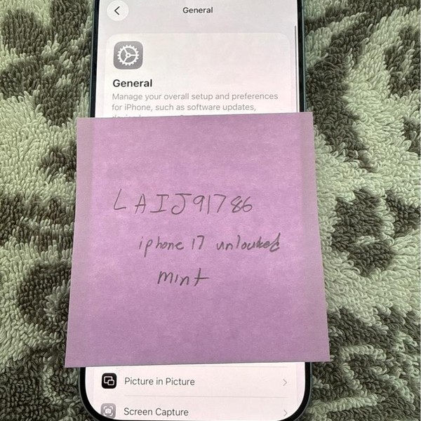 Apple iPhone 17 - Unlocked, 256 GB, Mist Blue, A3258