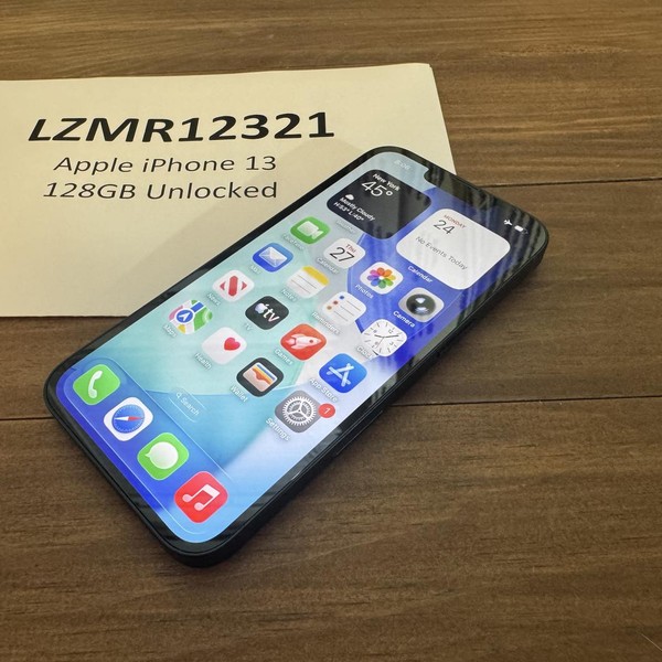 Apple iPhone 13 - Unlocked, 128 GB, Midnight, A2482