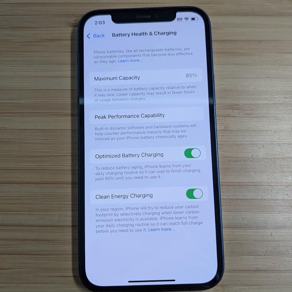 Apple iPhone 12 - AT&T, Blue, 128 GB, A2172