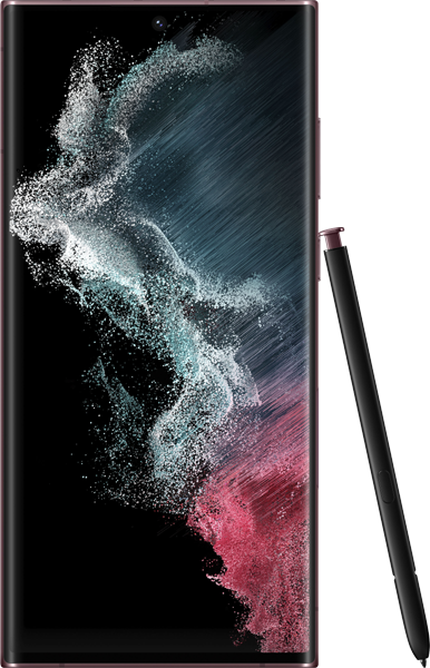 Samsung Galaxy S22 Ultra - Unlocked, Burgundy, 128 GB, 8 GB, SM-S908U1