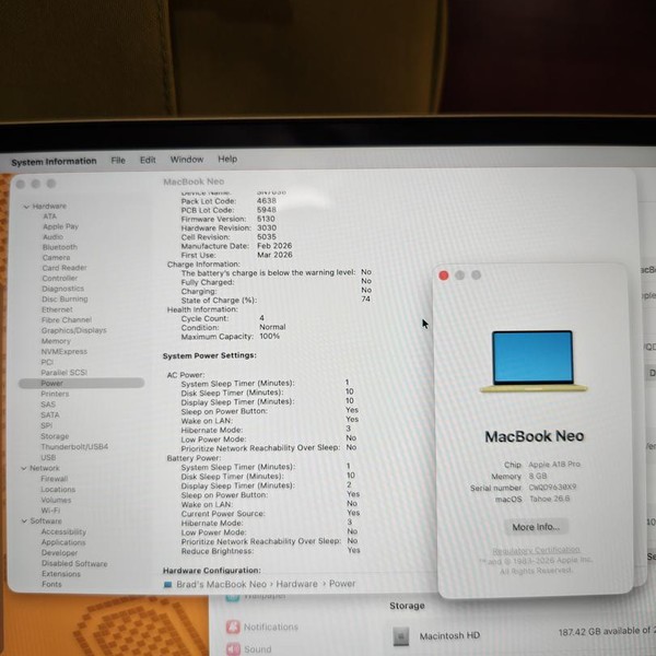 MacBook Neo 2026 - 256 GB, Citrus, 8 GB, Apple A18 Pro
